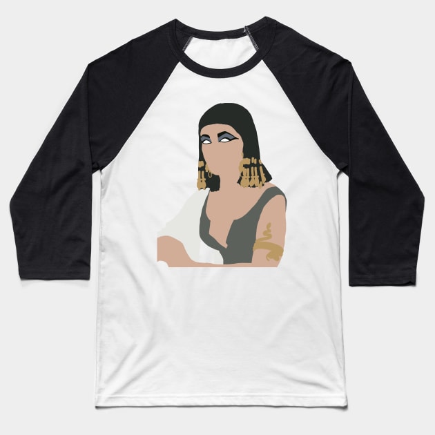 Cleopatra (1963) Baseball T-Shirt by thehistorygirl